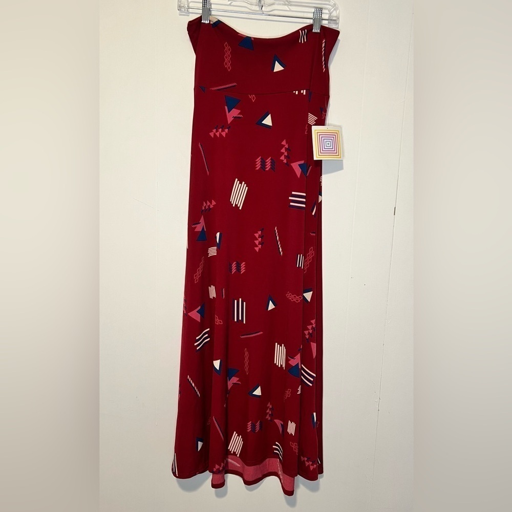NWT LulaRoe Geometric Design Maxi Skirt 071626